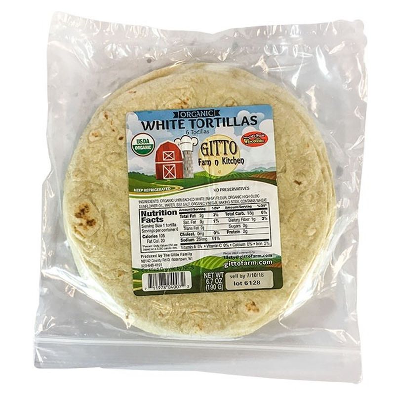 Gitto Farm N Kitchen White Tortillas