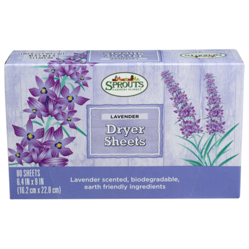 Sprouts Lavender Dryer Sheets 80 Ct From Sprouts Farmers Market