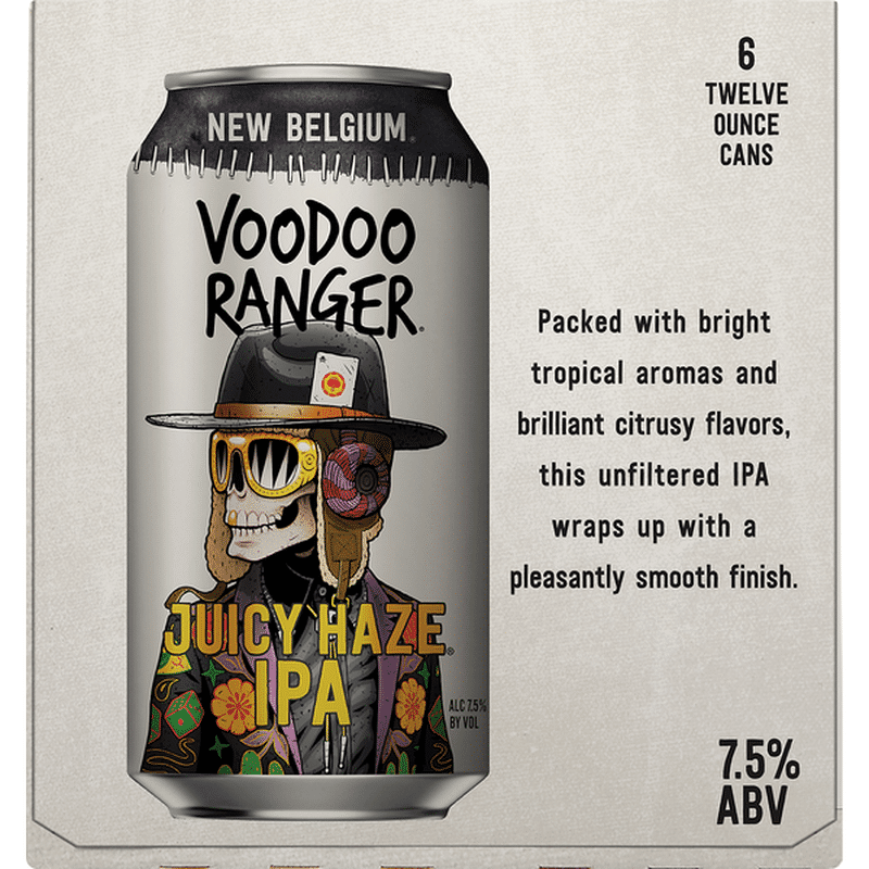 Voodoo Ranger Juicy Haze IPA Beer, IPA, Juicy Haze (12 fl oz) Instacart