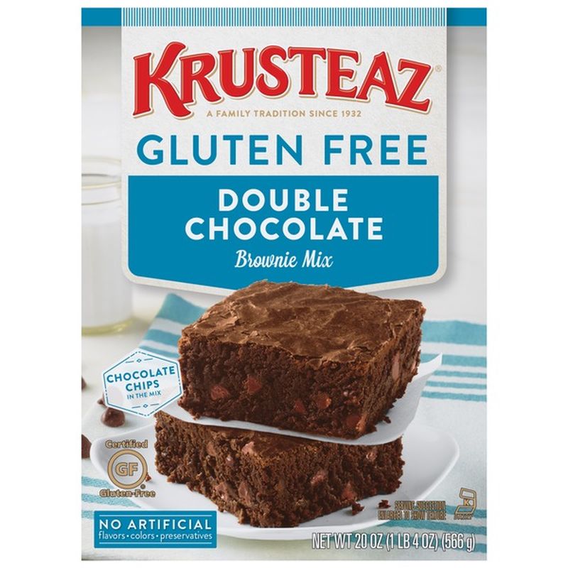 Krusteaz Gluten Free Double Chocolate Brownie Mix (20 oz) Instacart