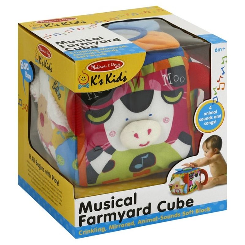 melissa and doug musical farmyard cube