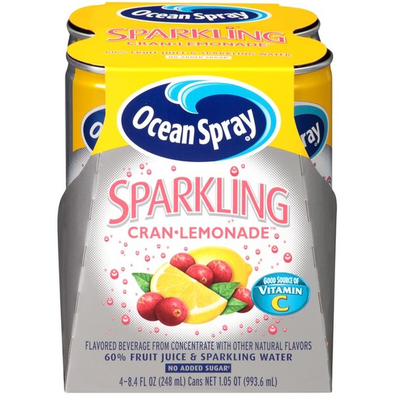 Ocean Spray Sparkling CranLemonade Fruit Juice Drink (8.4 fl oz