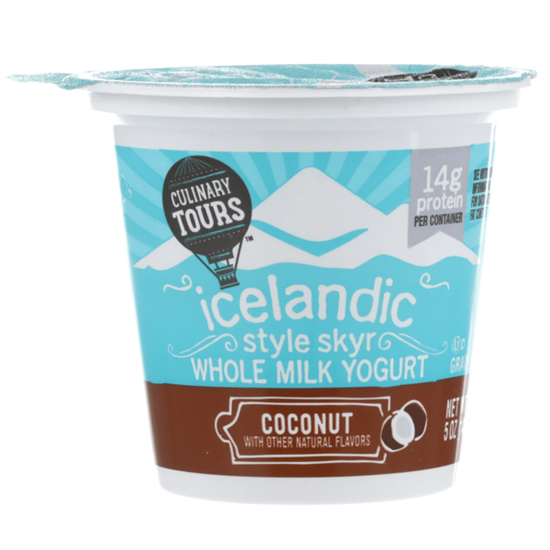 Culinary Tours Coconut Icelandic Style Skyr Whole Milk Yogurt (5 oz) Delivery or Pickup Near Me