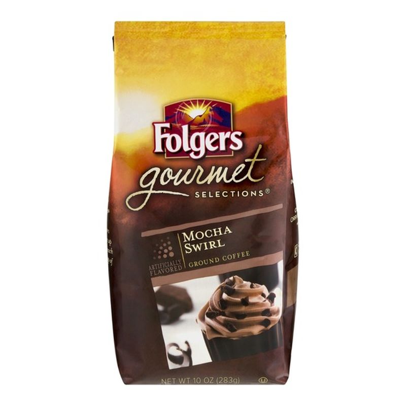Folgers Gourmet Selections Ground Coffee Mocha Swirl (10 oz) Delivery