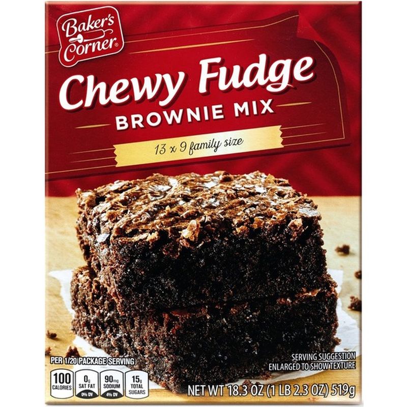 Baker's Corner Fudge Brownie Mix (18.3 oz) from ALDI Instacart