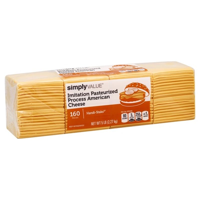 Simply Value American Imitation Pasteurized Process Cheese (5 lb