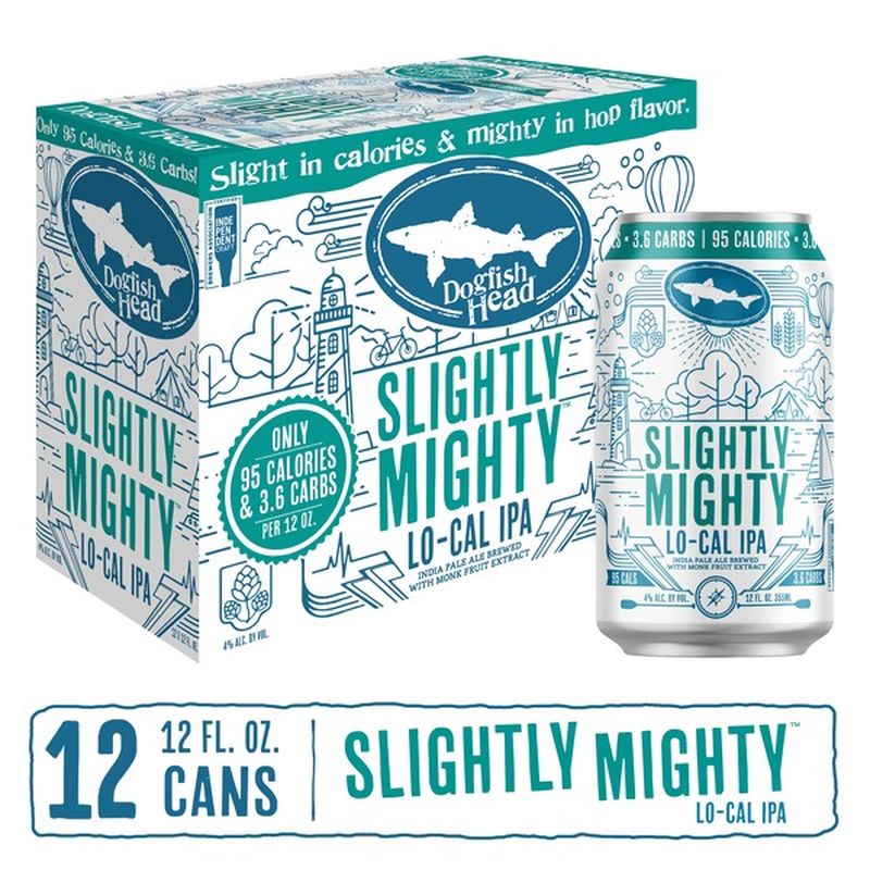 Dogfish Head Slightly Mighty Lo Cal Ipa Beer 12 Fl Oz Instacart