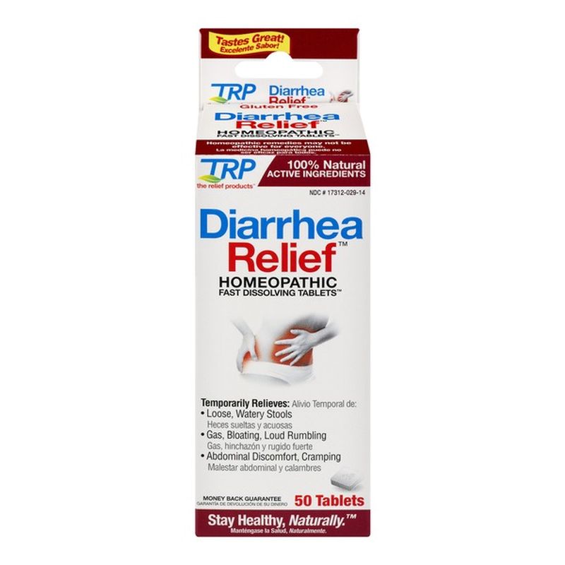 TRP Diarrhea Relief Homeopathic Tablets 50 CT (50 ct) Instacart