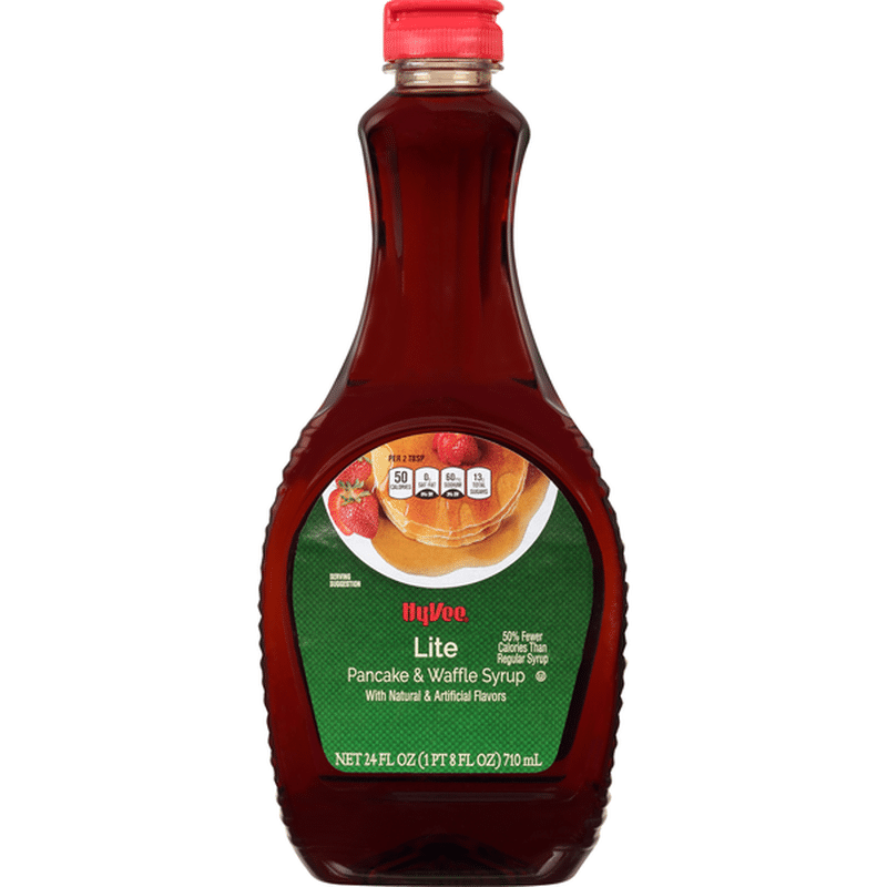 HyVee Pancake & Waffle Syrup, Lite (24 oz) Instacart