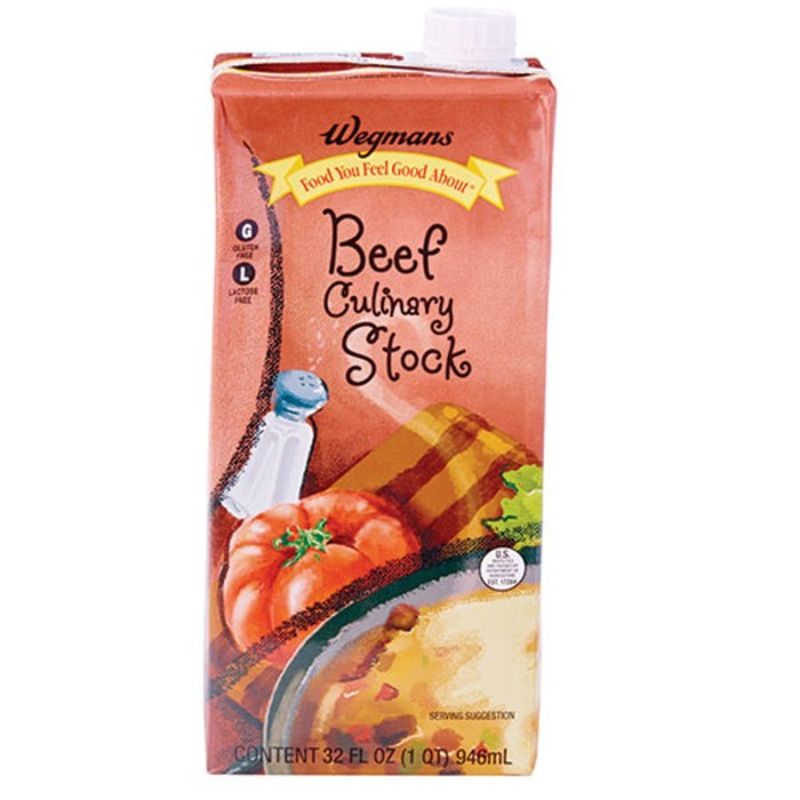 Wegmans Food You Feel Good About Beef Culinary Stock (32 fl oz) - Instacart