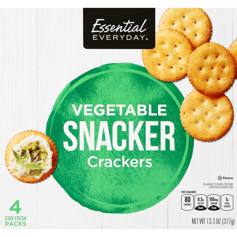 Essential Everyday Crackers, Snacker, Vegetable (4 each) Instacart