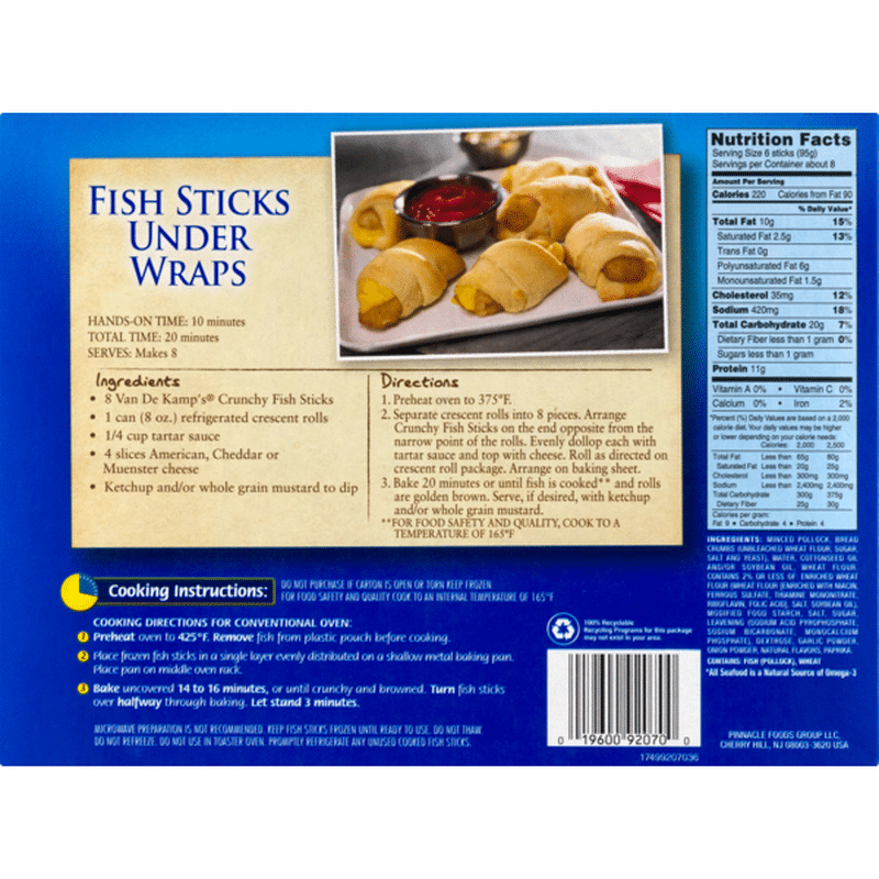 Van de Kamp's Crunchy Fish Sticks (44 ct) from Safeway Instacart