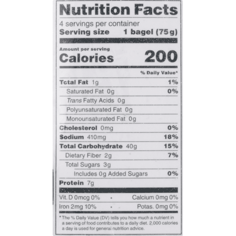 ACE Bakery Baguette Bagel White (10.6 oz) Delivery or Pickup Near Me