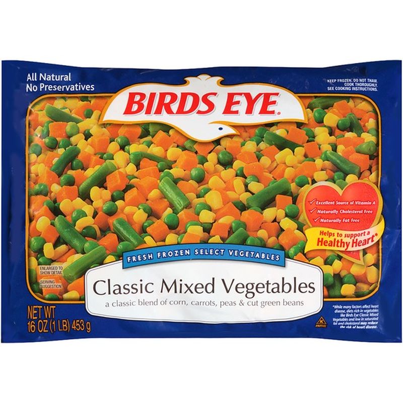 Birds Eye Mixed Vegetables (16 oz) from Ideal Food Basket - Instacart