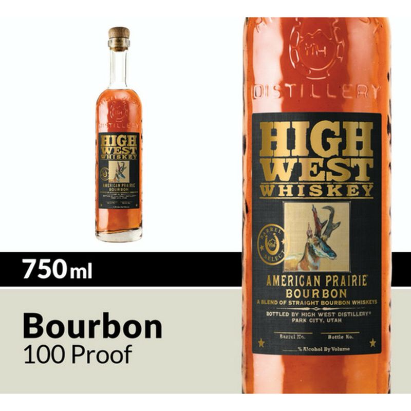 High West Distillery American Prairie Bourbon Barrel Select Whiskey (750 ml) Instacart