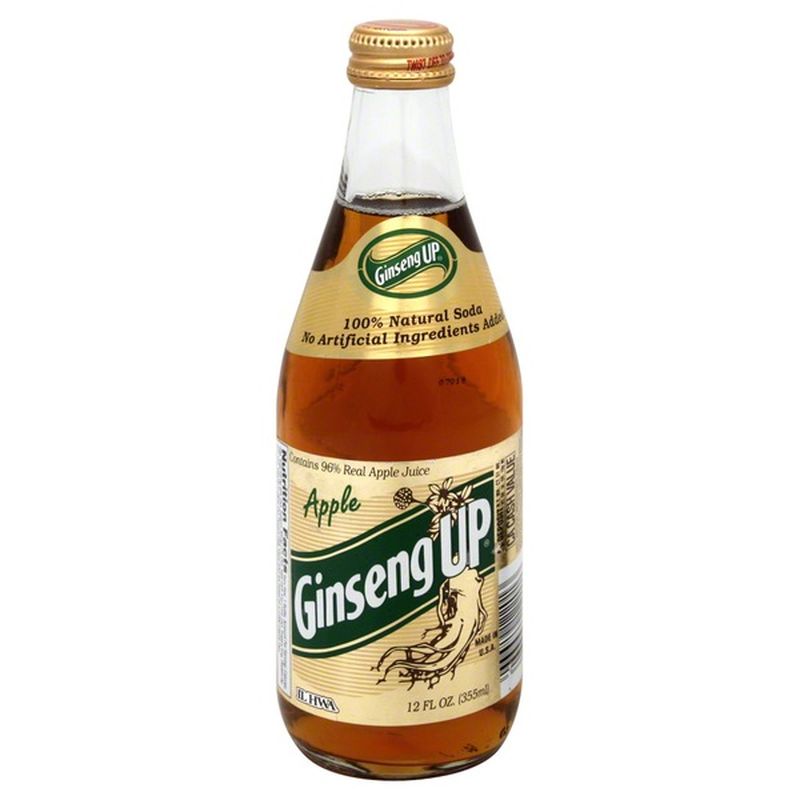 Ginseng Up Soda, 100 Natural, Apple (12 oz) from Publix Instacart