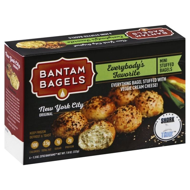 Bantam Bagels Stuffed Bagels, Everybody's Favorite, Mini (6 each) from