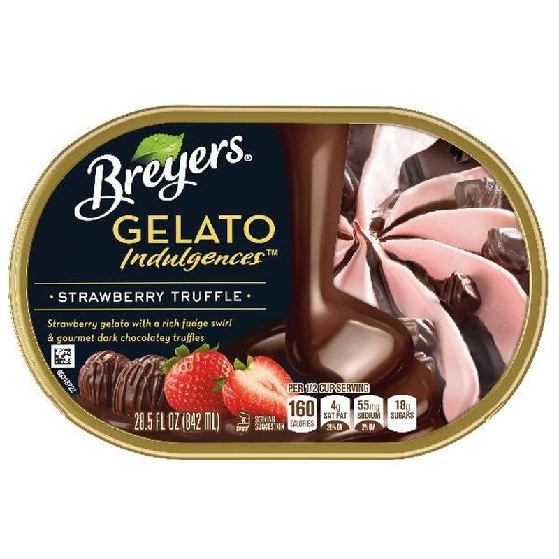 Breyers Gelato Indulgences Strawberry Truffle 285 Oz Instacart 2425