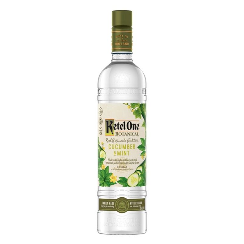 Ketel One Cucumber & Mint Vodka Distilled With Real Botanicals And Infused With Natural Flavors