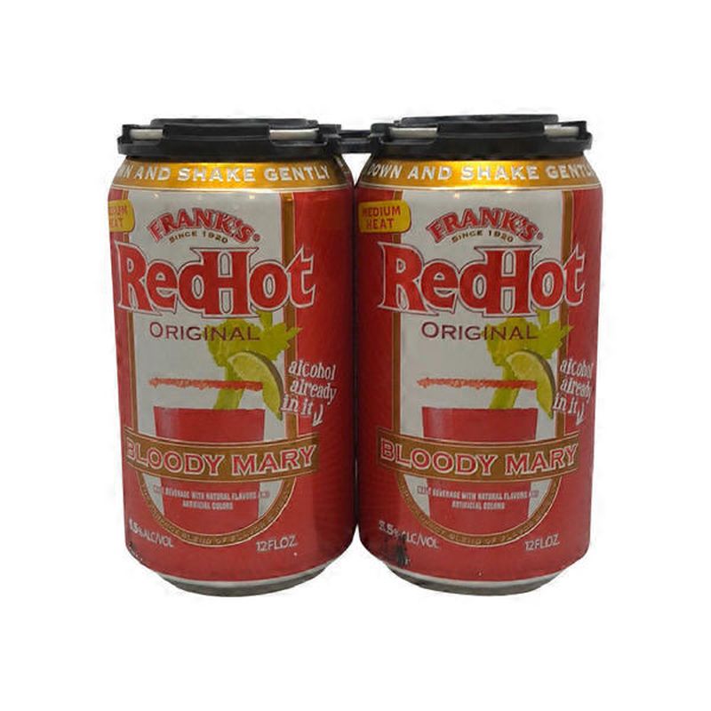 FRANK'S RedHot Original Bloody Mary Flavored Medium Heat Malt Beverage