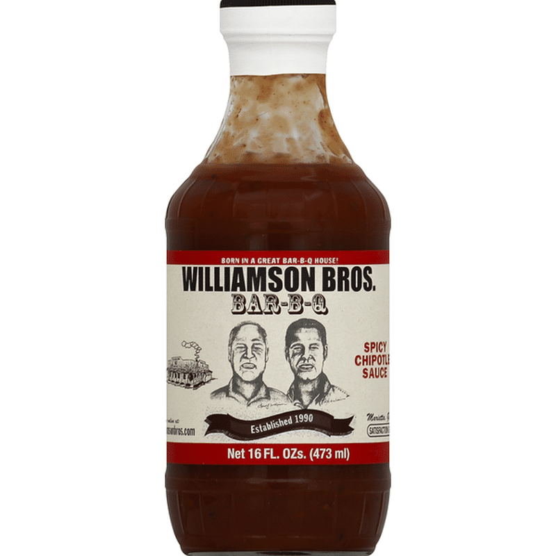 Williamson Bros. Bar-B-Q Bar-B-Q Sauce, Spicy Chipotle (16 Oz) - Instacart