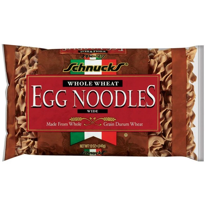 Schnucks Egg Noodles Whole Wheat Wide Pasta (12 oz) Instacart