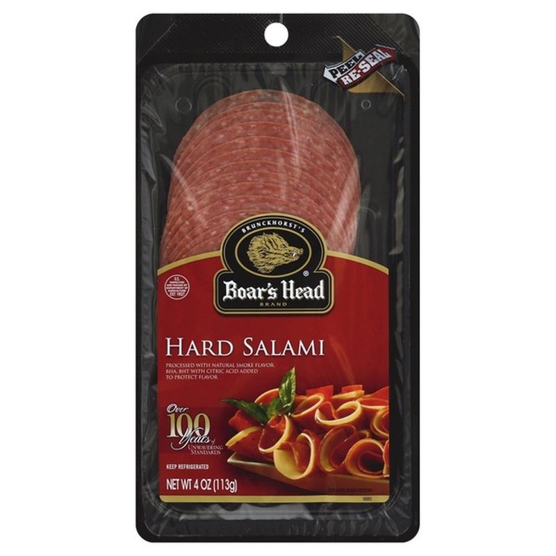 Boar's Head Salami, Hard (4 oz) from Publix Instacart