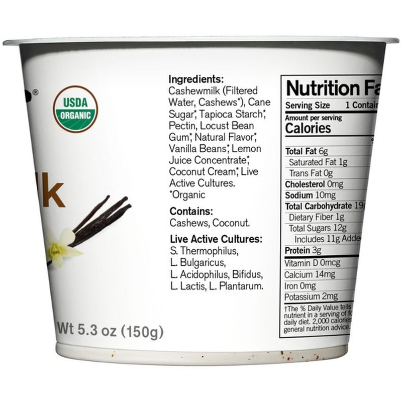 Forager Project Vanilla Bean Dairy-Free Cashewgurt