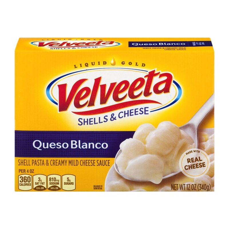 Kraft Velveeta Queso Blanco Shells & Cheese (12 oz) from Safeway