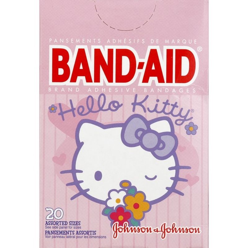 Band Aid Hello Kitty® Assorted Decorated 20 Each Instacart 