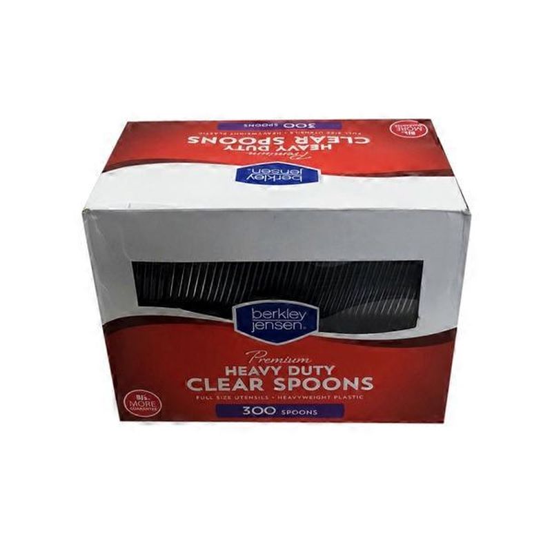 Berkley Jensen Clear Heavy Duty Spoons (300 ct) Instacart