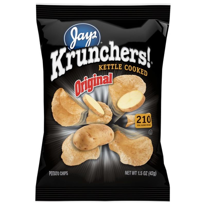 Krunchers® Original Kettle Cooked Potato Chips (1.5 oz) Instacart