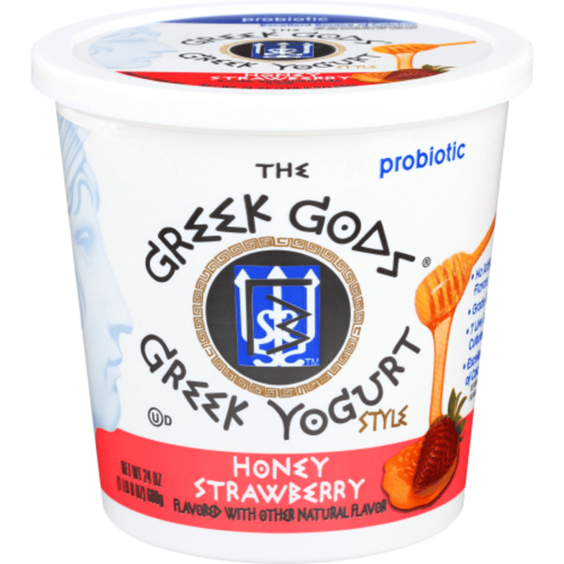 The Greek Gods Strawberry Greek Yogurt Honey (24 oz ...