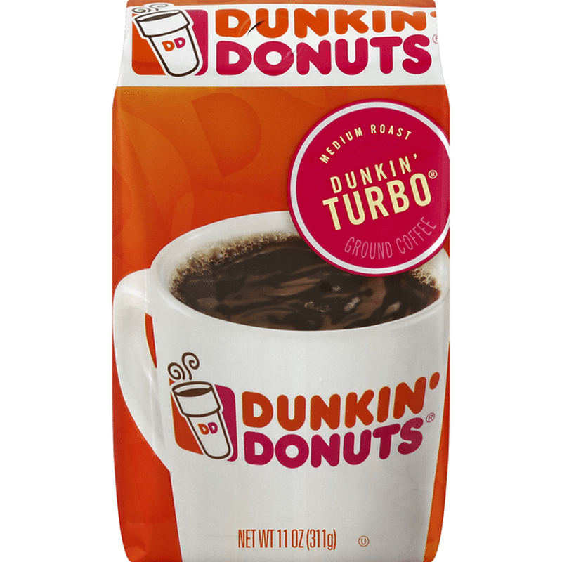 Dunkin' Donuts Coffee, Ground, Medium Roast, Dunkin' Turbo