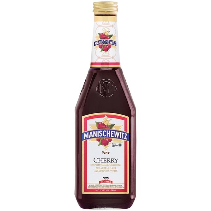 Manischewitz Cherry Kosher Red Wine (750 ml) Instacart