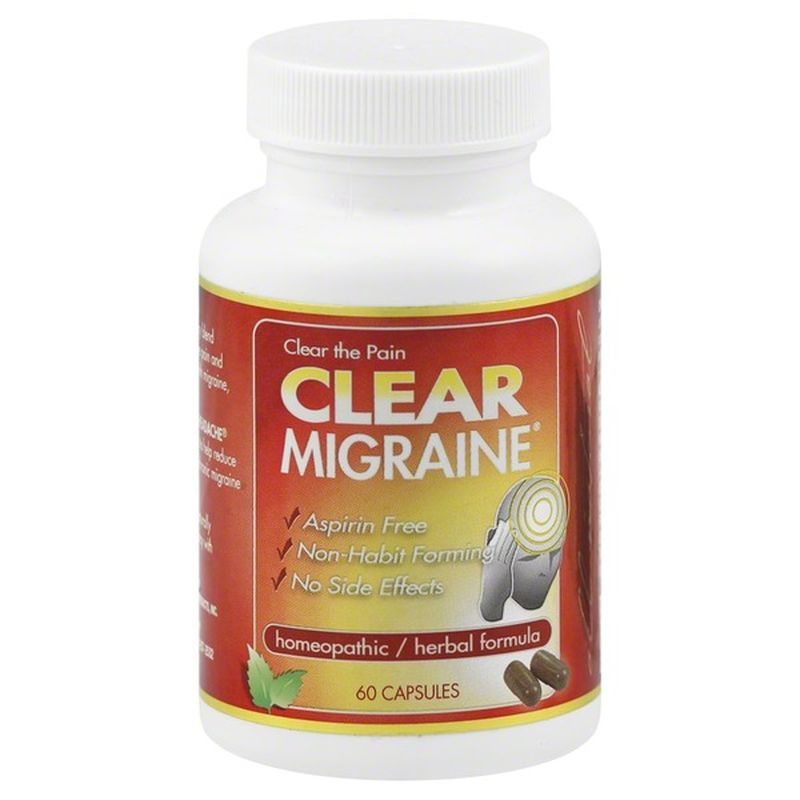 Clear Migraine, Capsules (60 ct) Instacart