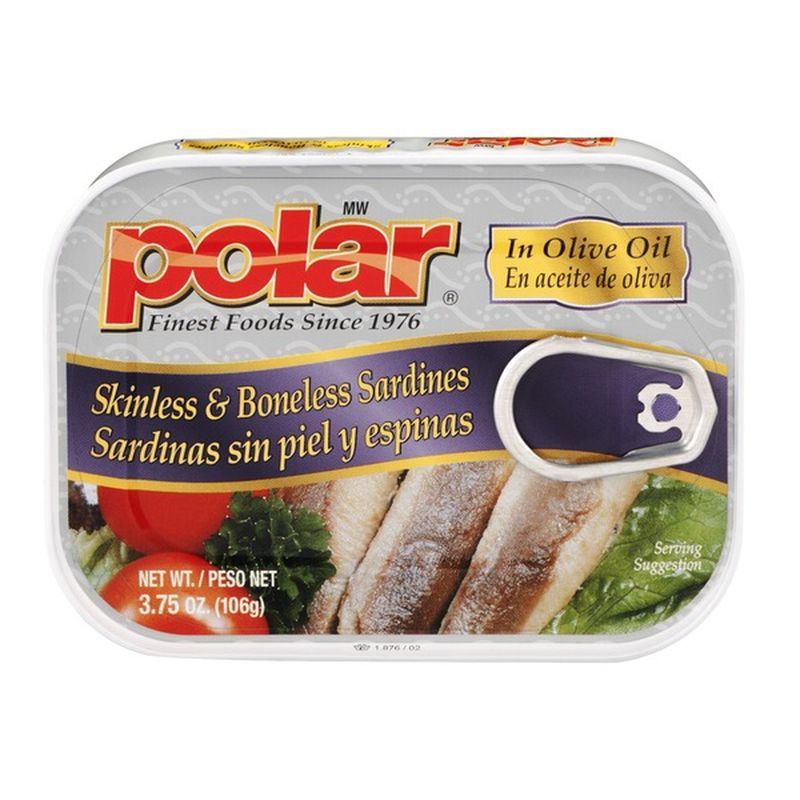 Polar Sardines In Olive Oil Skinless & Boneless (3.75 oz) Delivery or