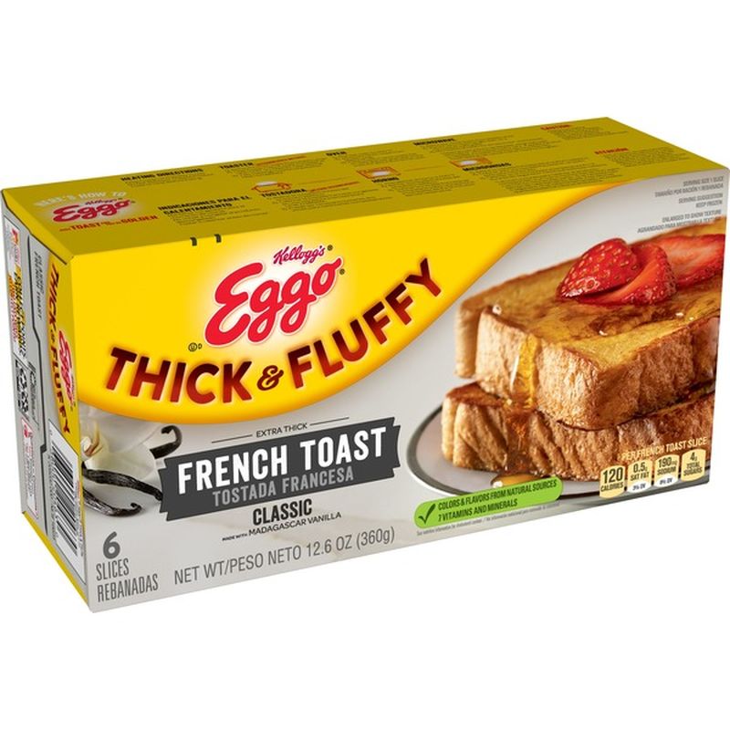 Kellogg's Eggo Thick and Fluffy Frozen French Toast Classic (12.6 oz