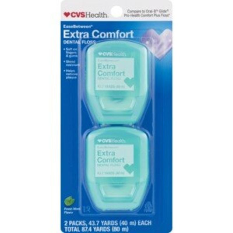CVS Pharmacy Ease Between Extra Comfort Dental Floss, Fresh Mint Flavor