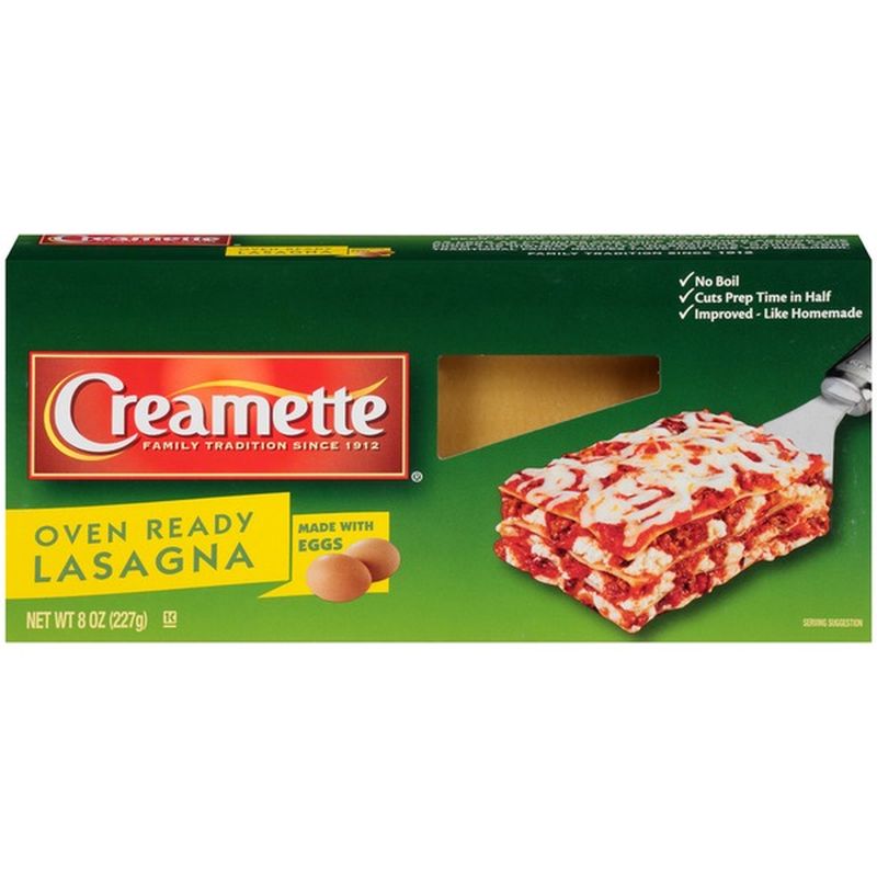 Creamette Oven Ready Lasagna (8 oz) Instacart