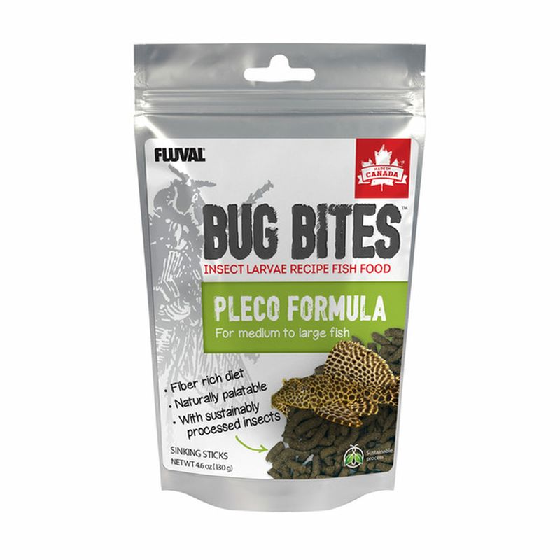 Hagen Bug Bites Pleco Formula Large Fish Food (4.59 oz) - Instacart