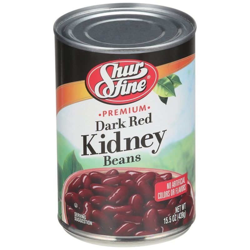 Shurfine Premium Dark Red Kidney Beans (15.5 oz) Instacart