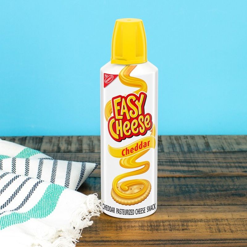 Easy Cheese Cheddar Cheese Snack (8 oz) Instacart