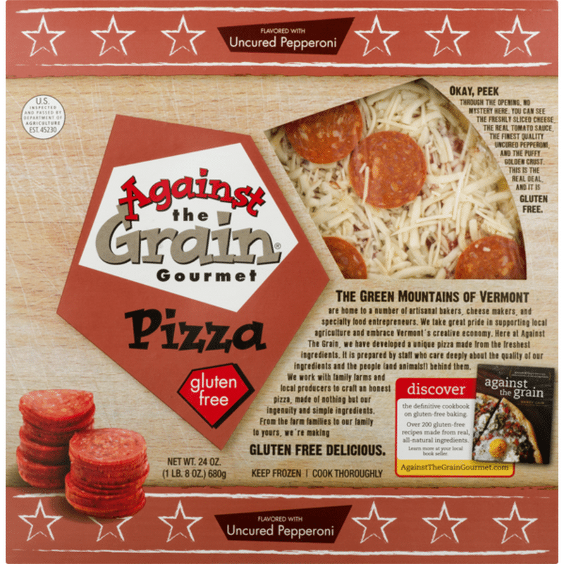 Against The Grain Gourmet Gourmet Pizza Uncured Pepperoni 24 Oz