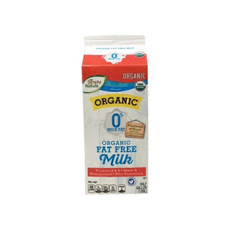 Simply Nature Organic Organic Fat Free Milk (64 fl oz) from ALDI