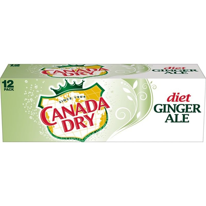 Canada Dry Zero Sugar Ginger Ale (12 fl oz) Instacart