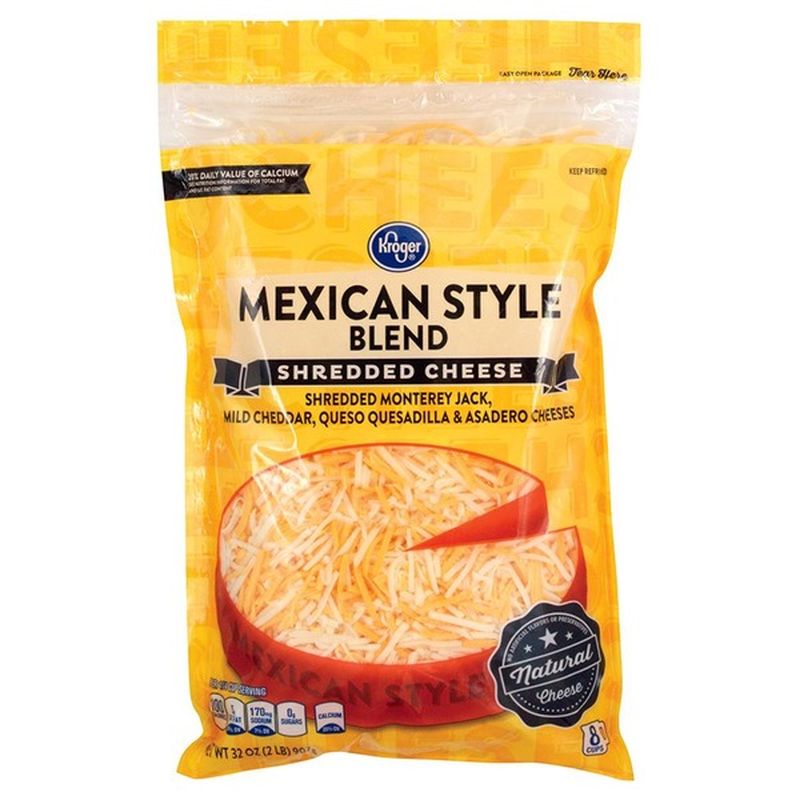 Kroger Mexican Style Cheese (32 oz) - Instacart