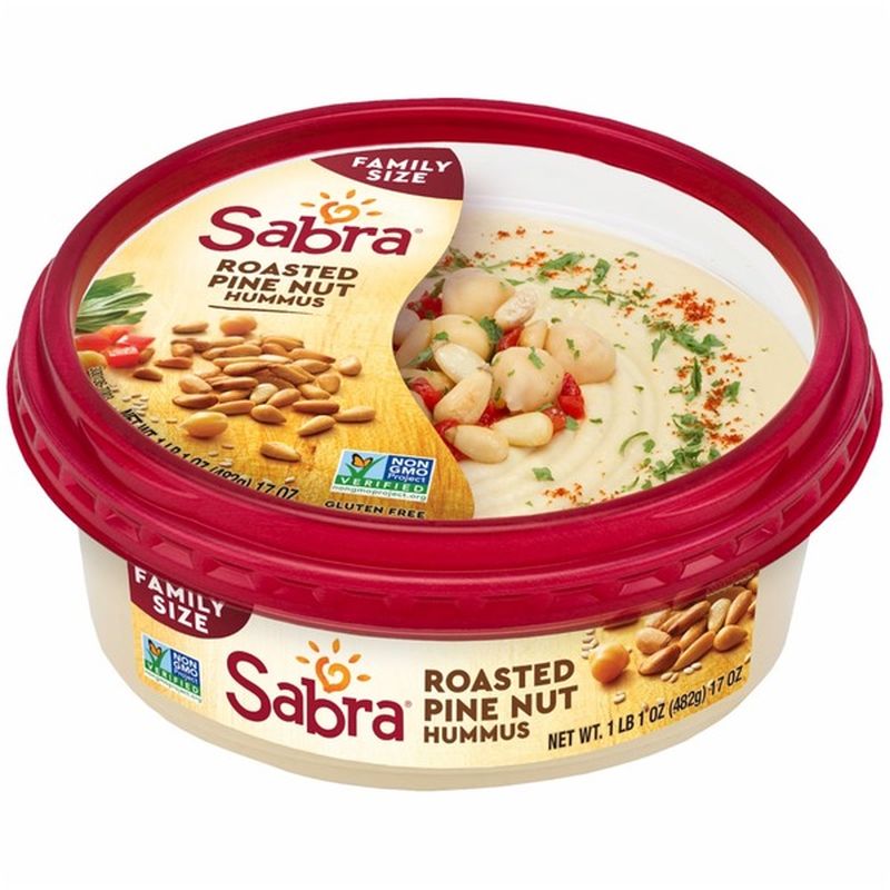 Sabra Family Size Roasted Pine Nut Hummus (17 oz) from Kroger - Instacart