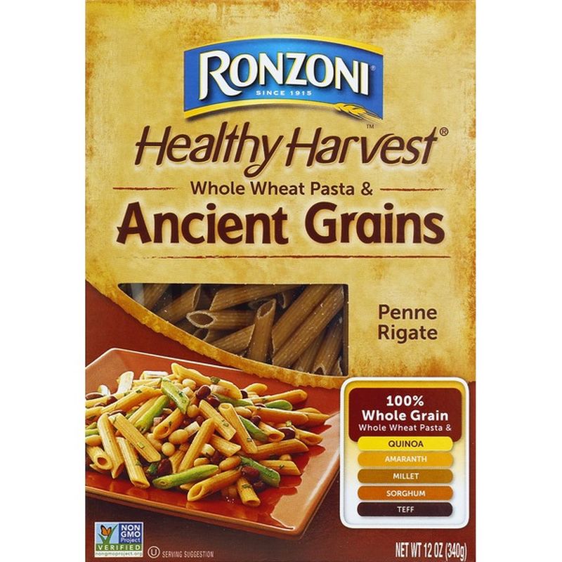 Ronzoni Whole Wheat Pasta & Ancient Grains Penne Rigate (12 oz) from