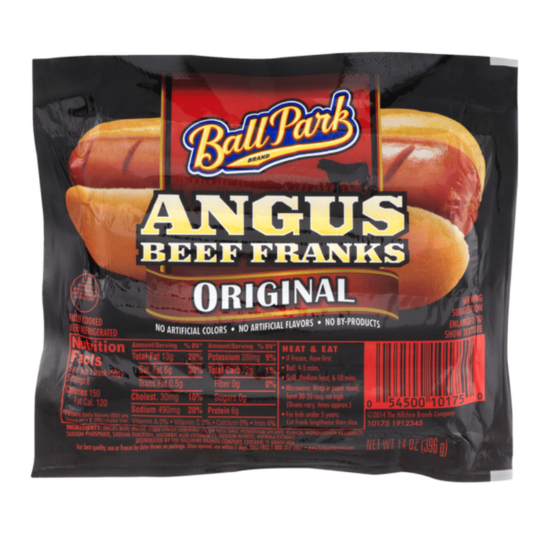 Ball Park Uncured Angus Beef Franks (14 oz) from Giant Food Stores ...